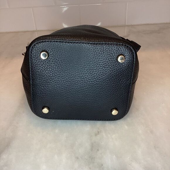 Kate Spade Purse Handbag Leather New York Hayes Mini Bucket Bag Pocketbook - Picture 6 of 13